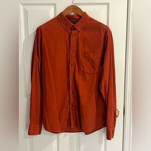 Banana republic micro corduroy shirt